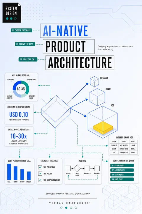 Jacket for AI-Native Product Architecture — Designing a system around a component that can be wrong
